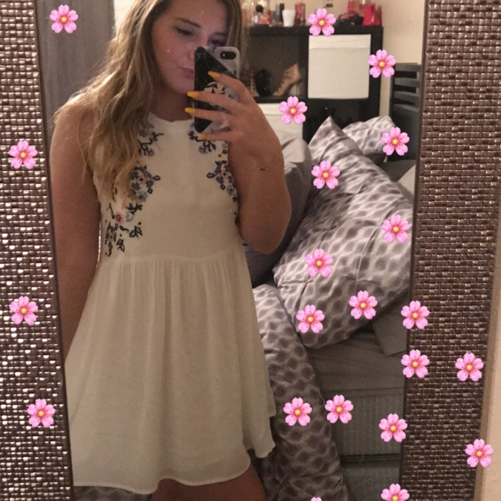 white dress